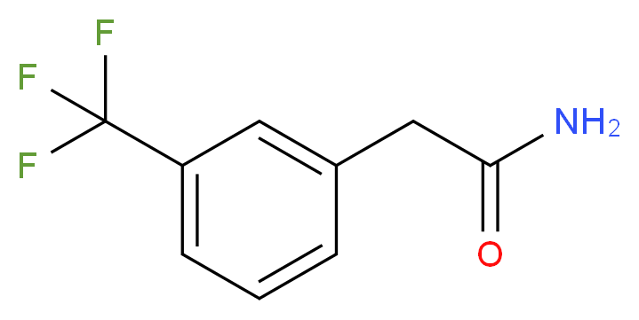 2-[3-(trifluoromethyl)phenyl]acetamide_分子结构_CAS_)