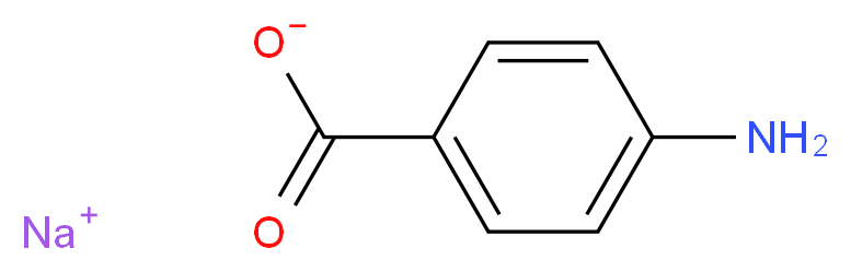 Sodium 4-aminobenzoate_分子结构_CAS_555-06-6)