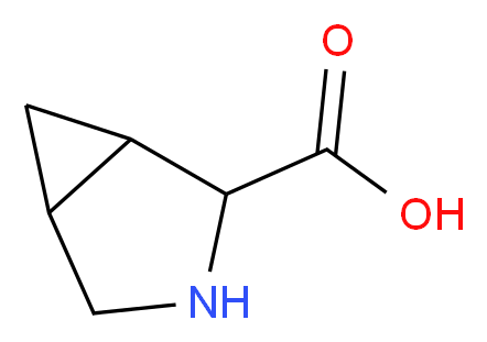 3-azabicyclo[3.1.0]hexane-2-carboxylic acid_分子结构_CAS_22255-16-9