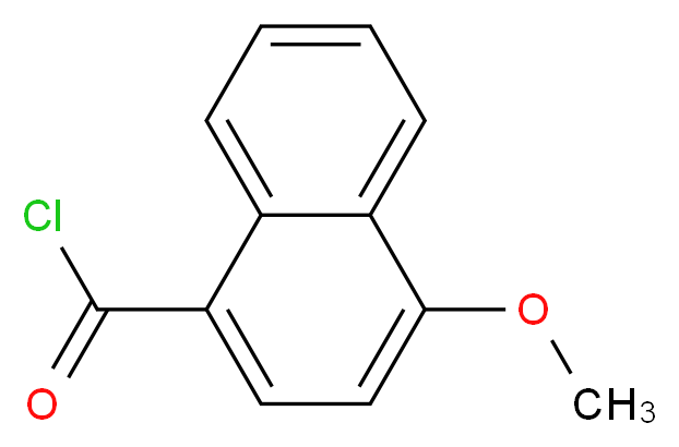 4-methoxynaphthalene-1-carbonyl chloride_分子结构_CAS_70696-57-0