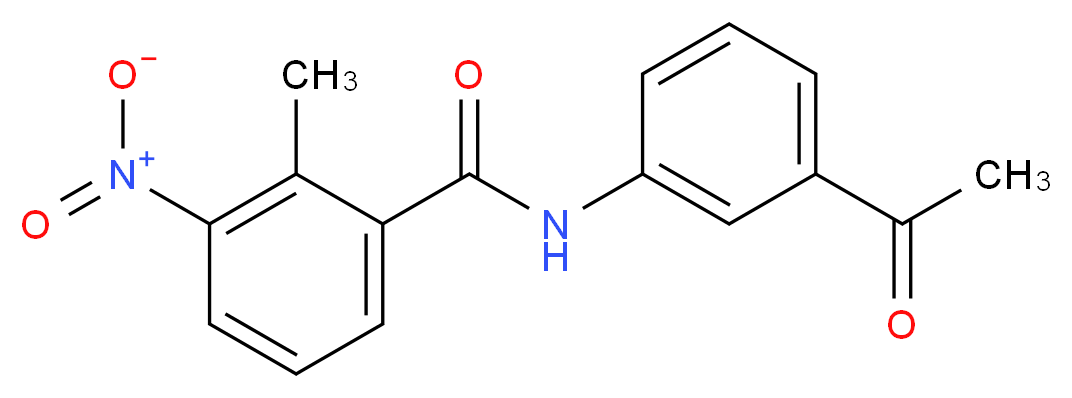 N-(3-acetylphenyl)-2-methyl-3-nitrobenzamide_分子结构_CAS_314023-58-0)