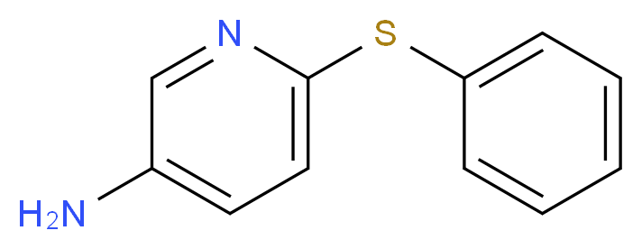 6-(Phenylsulfanyl)-3-pyridinamine_分子结构_CAS_)