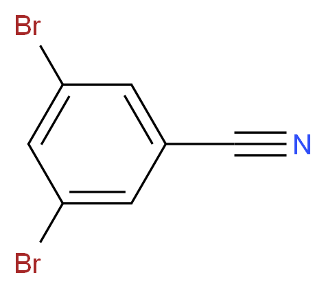 3,5-Dibromobenzonitrile 97%_分子结构_CAS_97165-77-0)