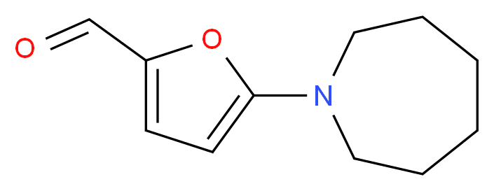 5-(azepan-1-yl)furan-2-carbaldehyde_分子结构_CAS_436088-58-3