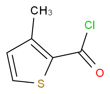 3-methylthiophene-2-carbonyl chloride_分子结构_CAS_61341-26-2