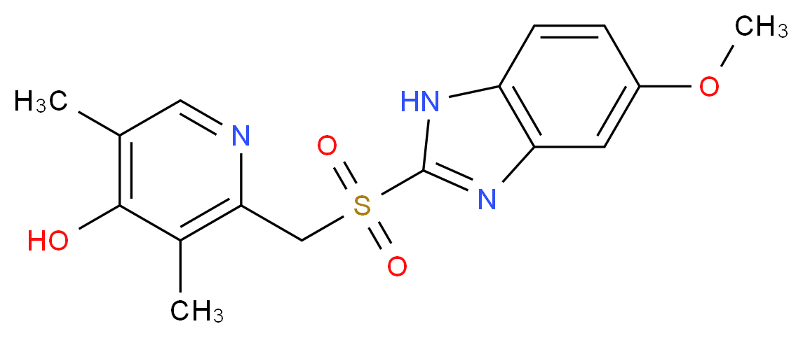 4-Hydroxy Omeprazole Sulfone_分子结构_CAS_1346600-70-1)