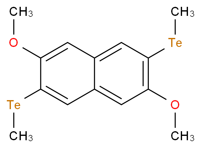 2,6-Dimethoxy-3,7-bis(methyltelluro)-naphthalene_分子结构_CAS_136559-38-1)