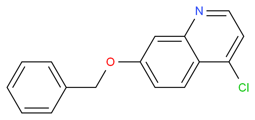 7-(benzyloxy)-4-chloroquinoline_分子结构_CAS_178984-56-0