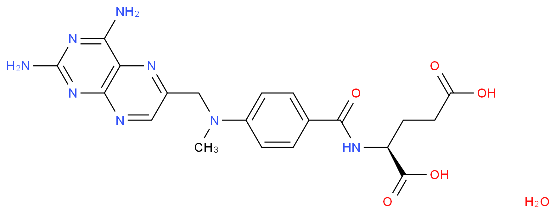 甲氨蝶呤_分子结构_CAS_133073-73-1)