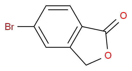 5-bromo-1,3-dihydro-2-benzofuran-1-one_分子结构_CAS_64169-34-2