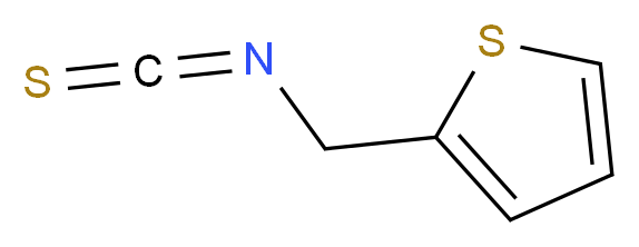 2-(isothiocyanatomethyl)thiophene_分子结构_CAS_36810-92-1