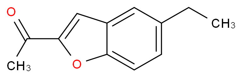 1-(5-ethyl-1-benzofuran-2-yl)ethan-1-one_分子结构_CAS_106989-39-3