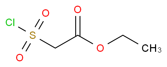 ethyl (chlorosulfonyl)acetate_分子结构_CAS_55896-93-0)