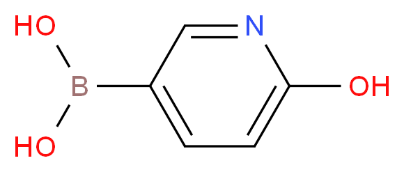 (6-hydroxypyridin-3-yl)boronic acid_分子结构_CAS_903899-13-8