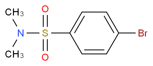 4-Bromobenzenedimethylsulfonamide_分子结构_CAS_707-60-8)