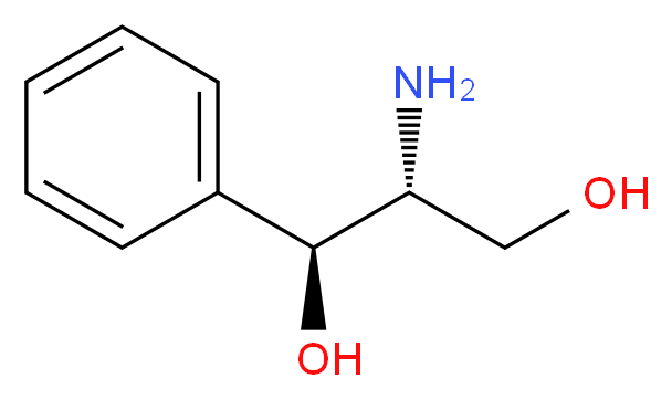 (1S,2R)-2-amino-1-phenylpropane-1,3-diol_分子结构_CAS_28143-91-1