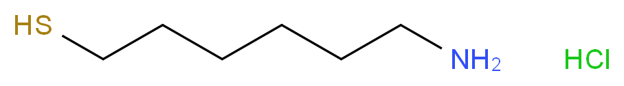 6-Amino-1-hexanethiol hydrochloride_分子结构_CAS_31098-40-5)