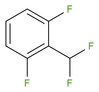 2-(difluoromethyl)-1,3-difluorobenzene_分子结构_CAS_91624-89-4