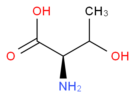(2R)-2-amino-3-hydroxybutanoic acid_分子结构_CAS_632-20-2