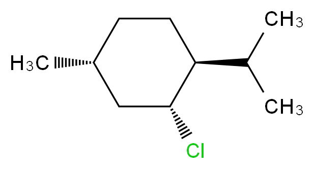 (1R,2S,5R)-(-)-Menthyl chloride_分子结构_CAS_16052-42-9)