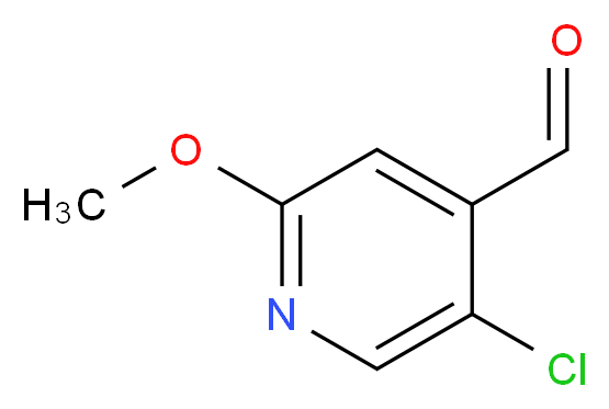 5-chloro-2-methoxypyridine-4-carbaldehyde_分子结构_CAS_1060810-36-7