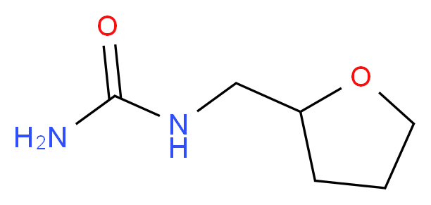 (Tetrahydro-furan-2-ylmethyl)-urea_分子结构_CAS_38336-10-6)