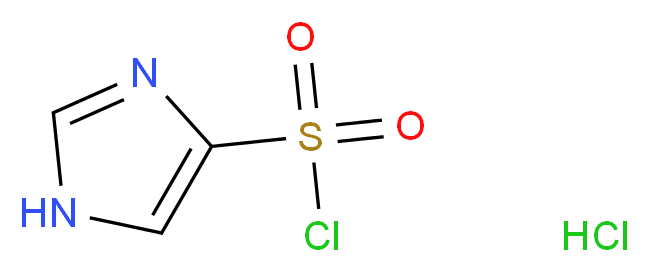 1H-Imidazole-4-sulfonyl chloride hydrochloride_分子结构_CAS_)