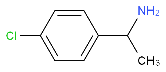 1-(4-chlorophenyl)ethan-1-amine_分子结构_CAS_6299-02-1