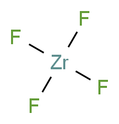 tetrafluorozirconium_分子结构_CAS_7783-64-4