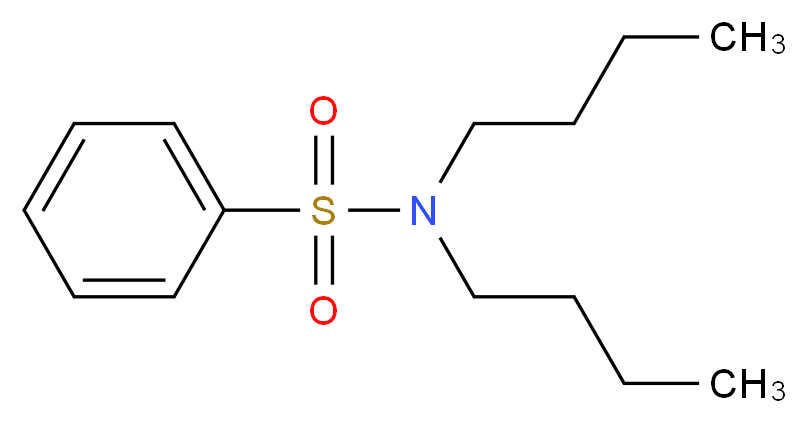 N,N-Dibutylbenzenesulphonamide_分子结构_CAS_)