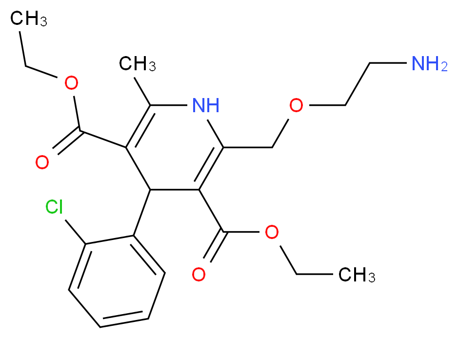 Amlodipine Diethyl Ester_分子结构_CAS_140171-65-9)