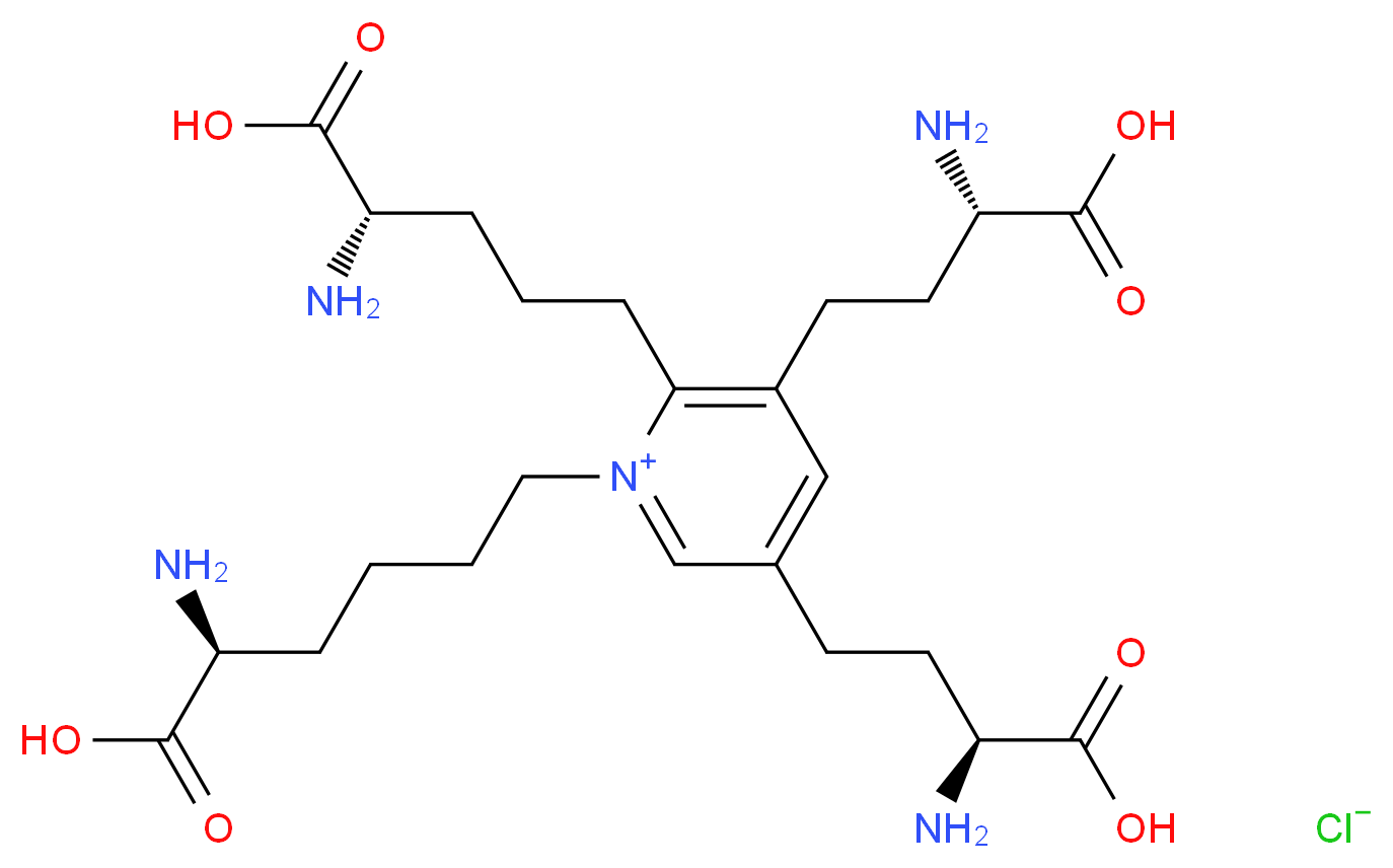 Isodesmosine Chloride_分子结构_CAS_10059-18-4)