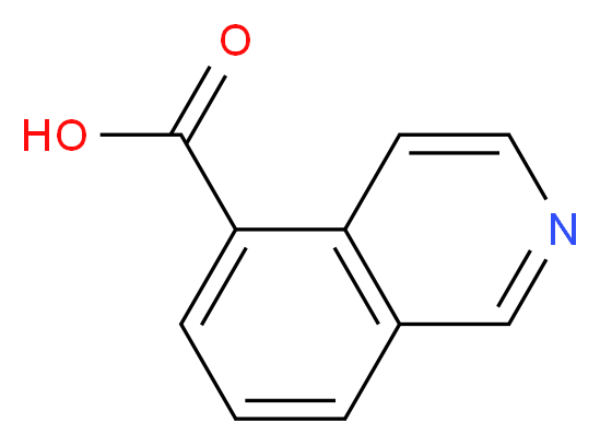 isoquinoline-5-carboxylic acid_分子结构_CAS_27810-64-6