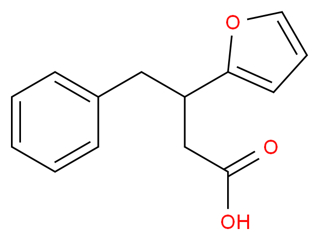 3-Furan-2-yl-4-phenyl-butyric acid_分子结构_CAS_)