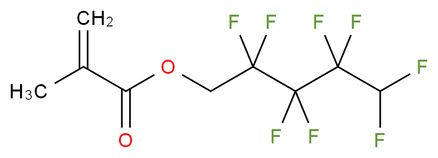 2,2,3,3,4,4,5,5-octafluoropentyl 2-methylprop-2-enoate_分子结构_CAS_355-93-1