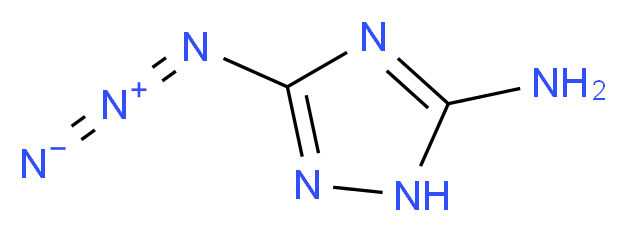 3-azido-1H-1,2,4-triazol-5-amine_分子结构_CAS_224033-01-6)