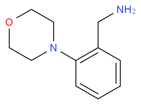 [2-(4-Morpholinyl)phenyl]methanamine_分子结构_CAS_204078-48-8)