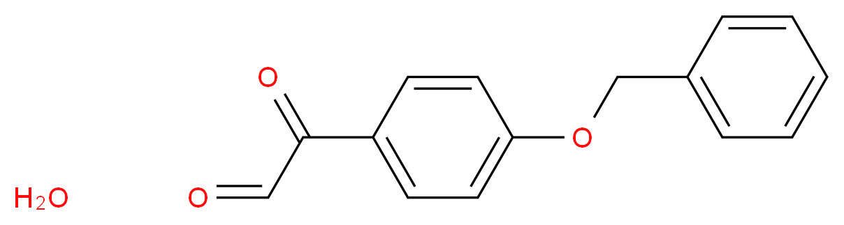 4-BENZYLOXYPHENYLGLYOXAL HYDRATE_分子结构_CAS_63846-62-8)