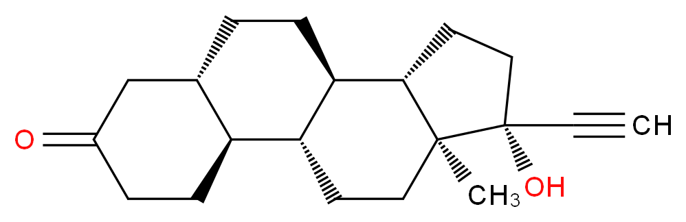 4,5α-Dihydronorethisterone_分子结构_CAS_52-79-9)