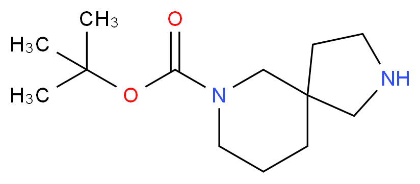 2,7-Diazaspiro[4.5]decane-7-carboxylic acid tert-butyl ester_分子结构_CAS_236406-61-4)