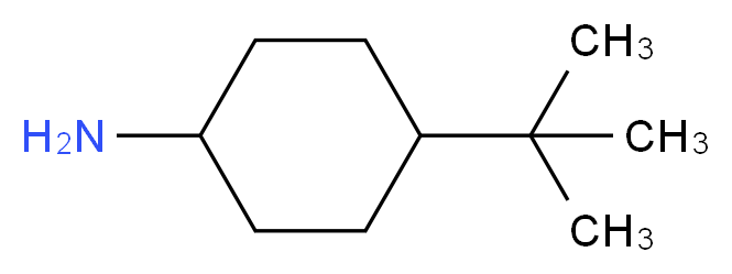 4-叔丁基环己胺, 顺式 +反式_分子结构_CAS_5400-88-4)