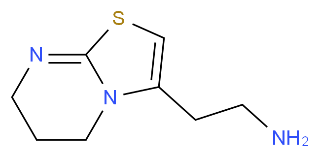 2-(6,7-dihydro-5H-[1,3]thiazolo[3,2-a]pyrimidin-3-yl)ethanamine_分子结构_CAS_933697-87-1)