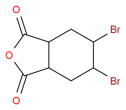 5,6-Dibromohexahydro-2-benzofuran-1,3-dione_分子结构_CAS_23893-84-7)