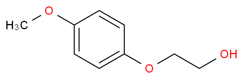 2-(4-Methoxyphenoxy)-1-ethanol_分子结构_CAS_5394-57-0)