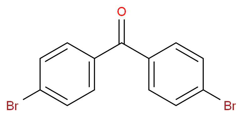 bis(4-bromophenyl)methanone_分子结构_CAS_3988-03-2