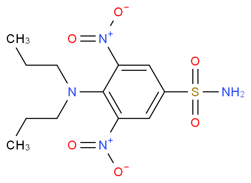 氨磺乐灵_分子结构_CAS_19044-88-3)