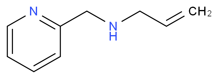 (prop-2-en-1-yl)(pyridin-2-ylmethyl)amine_分子结构_CAS_62402-16-8