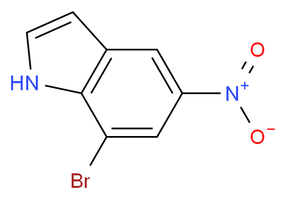 7-Bromo-5-nitroindole_分子结构_CAS_87240-07-1)