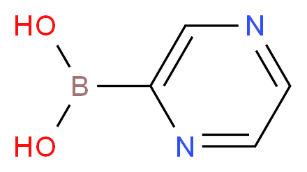 PYRAZINE-2-BORONIC ACID_分子结构_CAS_762263-64-9)