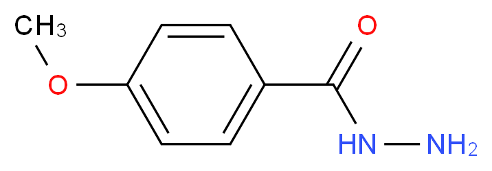 4-methoxybenzene-1-carbohydrazide_分子结构_CAS_3290-99-1)